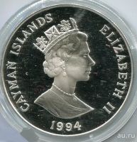 Лот: 18548340. Фото: 2. Каймановы острова 1 доллар 1994... Монеты