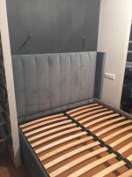 Лот: 11791850. Фото: 16. кровать в велюре с подъемным механизмом...