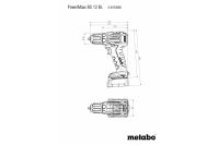 Лот: 15469687. Фото: 2. Дрель-шуруповерт Metabo PowerMaxx... Инструмент и расходные