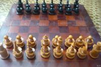 Лот: 13620280. Фото: 2. шахматы деревянные. Антиквариат