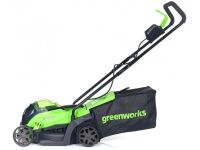 Лот: 23523131. Фото: 4. Электрическая газонокосилка Greenworks... Красноярск