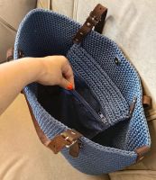 Лот: 25521119. Фото: 6. Сумка новая вязаная ручной работы