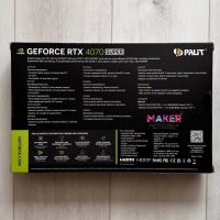 Лот: 22180559. Фото: 2. Видеокарта PALIT RTX 4070 SUPER... Комплектующие