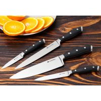 Лот: 24419001. Фото: 7. Нож кухонный Daniks, Black, для...