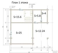 Лот: 9653306. Фото: 7. Проект коттеджа 3 этажа, 230 м2...