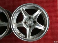 Лот: 13135943. Фото: 2. Racing Wheels 4/100 R14 6J ровные. Шины, Диски
