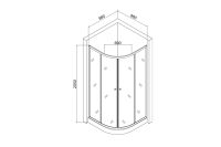 Лот: 24892316. Фото: 6. Душевой уголок с поддоном Hoff...