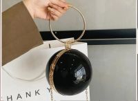 Лот: 21509430. Фото: 3. Сумка роскошный клатч круглый... Одежда, обувь, галантерея