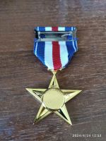 Лот: 22165430. Фото: 2. Медаль "Серебряная звезда" (США... Коллекционирование, моделизм