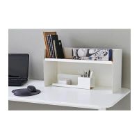 Лот: 9657124. Фото: 3. IKEA Bekant Полка настольная БЕЛАЯ... Мебель