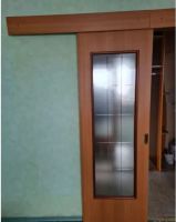 Лот: 24137514. Фото: 2. Двери откатные с крепежом, б.у... Двери, окна, фурнитура