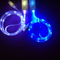 Лот: 3492363. Фото: 2. светящийся шнур кабель micro usb... Аксессуары