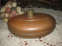 Лот: 11854875. Фото: 3. Антикварная большая медная грелка... Коллекционирование, моделизм