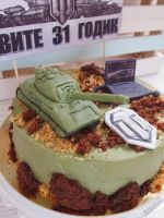Лот: 5546807. Фото: 2. "World of Tanks" торт для любителей... Кондитерские изделия, конфеты