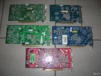 Лот: 8918930. Фото: 2. 5 неисправных видеокарт PCI-E. Комплектующие