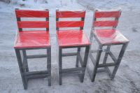Лот: 9354987. Фото: 2. Барный стул красный купить. Кухонная мебель
