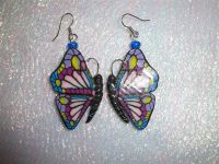 Лот: 1548589. Фото: 2. Изделия из полимерной глины,серьги... Ювелирные изделия, бижутерия, часы