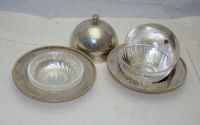 Лот: 15326315. Фото: 2. Икорницы винтажные 2 шт. (Y092... Антиквариат