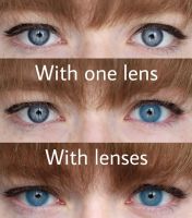 Лот: 11371611. Фото: 3. Голубые линзы, аналог Solotica... Красота и здоровье