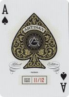 Лот: 12877944. Фото: 8. Карты Artisans black от Theory11...