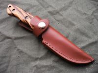 Лот: 2050107. Фото: 3. Нож кованный. Кожанные ножна... Туризм, охота, рыбалка, самооборона