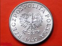Лот: 16329870. Фото: 3. Польша 1 грош 1949. Коллекционирование, моделизм