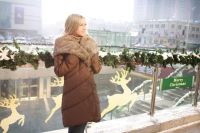 Лот: 2135095. Фото: 3. Пуховик женский коричневый. Цена... Одежда, обувь, галантерея