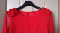 Лот: 4277413. Фото: 2. блузка алая шифоновая. Женская одежда