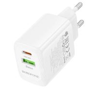 Лот: 25795182. Фото: 2. СЗУ BOROFONE BN27 USB-A 18W+USB-C... Аксессуары