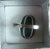 Лот: 15910165. Фото: 2. Серебряное кольцо с малахитом... Ювелирные изделия, бижутерия, часы