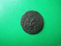 Лот: 18150750. Фото: 2. Полушка 1710 г. оригинал. Монеты