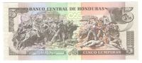Лот: 11117806. Фото: 2. 5 лемпир 2012 год. Гондурас. Банкноты