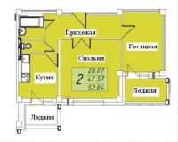 Лот: 7208443. Фото: 5. 2-комнатная квартира на ул. Караульной...
