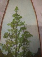 Лот: 6518950. Фото: 3. Картина на срезе дерева из Уральских... Домашний быт