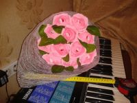 Лот: 7124082. Фото: 2. букет из роз с конфетами рафаэлло. Цветы, букеты
