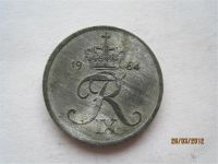 Лот: 1685017. Фото: 2. vz Дания 2 эре 1964, цинк. Монеты