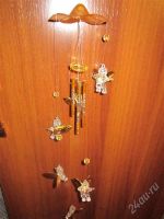 Лот: 2173505. Фото: 2. Музыка ветра Ангелочки с золотыми... Сувениры
