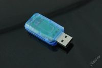 Лот: 2718274. Фото: 3. Внешняя звуковая карта USB sound... Компьютеры, оргтехника, канцтовары