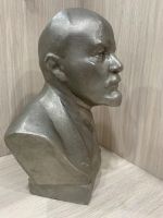 Лот: 25526316. Фото: 2. Бюст Ленина, силумин, СССР. Антиквариат
