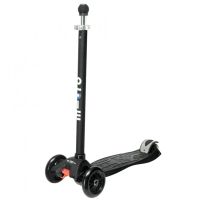 Лот: 15837940. Фото: 2. Самокат MICRO Maxi чёрный (до... Детский транспорт