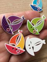 Лот: 11449926. Фото: 3. Пуговицы дерево Кораблик, цена... Красноярск