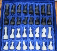 Лот: 4042341. Фото: 2. шахматы из оникса. Спортивные товары