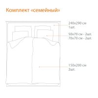 Лот: 25104960. Фото: 4. Комплект постельного белья семейный... Красноярск