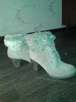 Лот: 6470257. Фото: 2. Ботиночки зимние, новые, из натуральной... Женская обувь