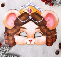 Лот: 15202920. Фото: 6. Маска новогодняя "Мышка", картон