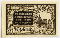 Лот: 23688675. Фото: 2. Германия 50 пфеннингов 1920 Нотгельд... Банкноты