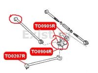 Лот: 2998541. Фото: 2. Сайлентблок VTR TO0904R TO0905R... Автозапчасти