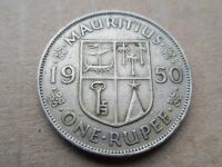 Лот: 10831558. Фото: 2. Маврикий 1 рупия 1950. Монеты