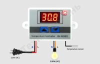 Лот: 10023939. Фото: 2. XH-W3001 термостат (220 В; 1500... Оборудование