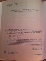 Лот: 3545616. Фото: 2. Учебник-хрестоматия "В мире литературы... Учебники и методическая литература